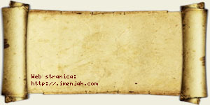 Kristina Rajković vizit kartica